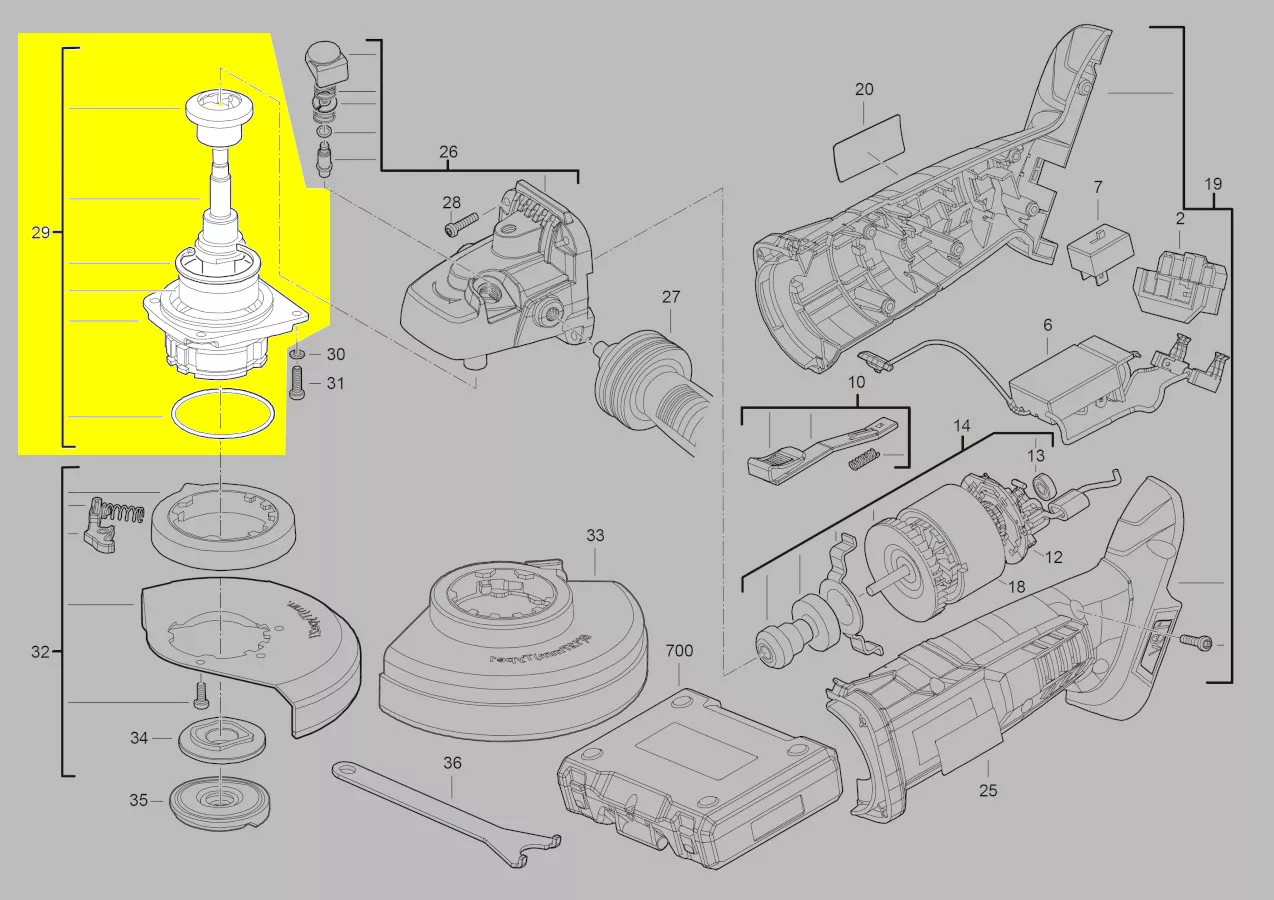 axe d\'entrainement réf. 4931446474 AEG